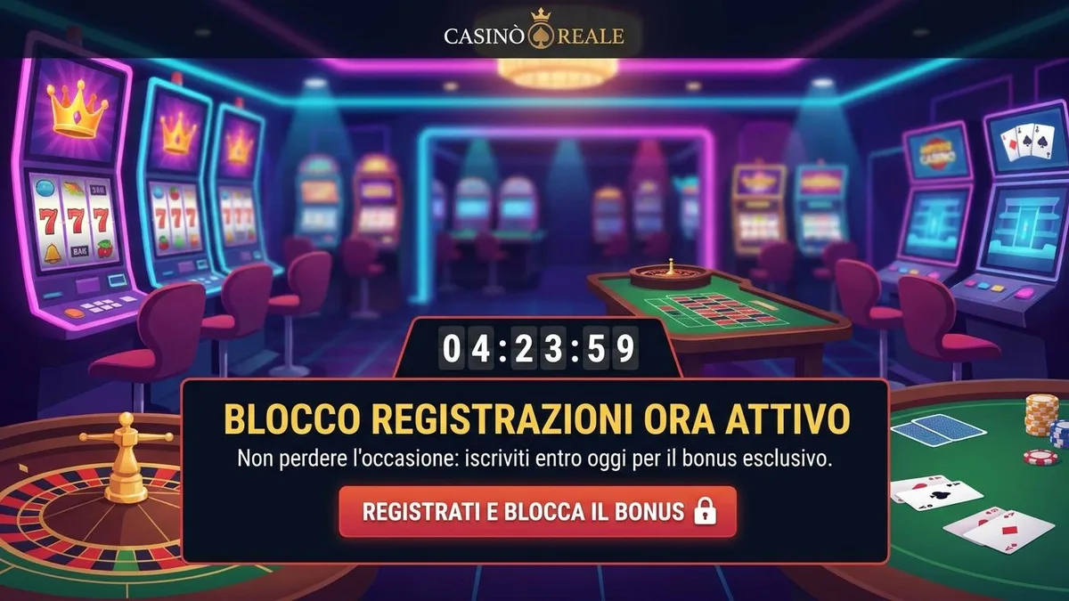 Registrazione con bonus